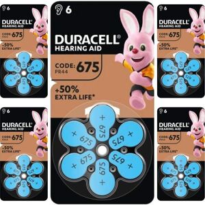 Duracell 30 Piles Auditives 675 / PR44 Duracell Hearing Aid