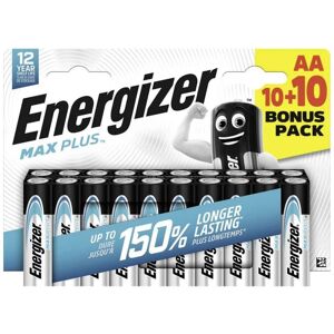 Energizer 10+10 Piles Alcalines AA / LR6 Energizer Max Plus