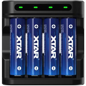 Chargeur de Piles Xtar L4 Avec 4 Piles Lithium AA 1,5V 4150mWh