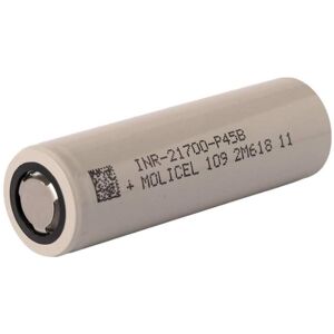 Pile Rechargeable 21700 INR21700-P45B Molicel Li-ion 3,7V 4500mAh 45A Grade A