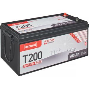 Traction T200 lfp bt 24V LiFePO4 Lithium Batteries Décharge Lente 200 Ah - Accurat - Publicité