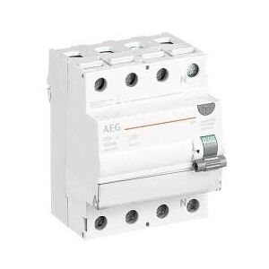 AEG - fp a 4 25/030 interrupteur fi 4P type a 25 a 30 ma 4TE 4TQA603406R0000 - Publicité