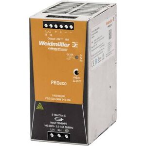 Alimentation Rail Din Weidmüller Pro Eco 240w 24v 10a 28 V/dc 10 A 240 W 1 X