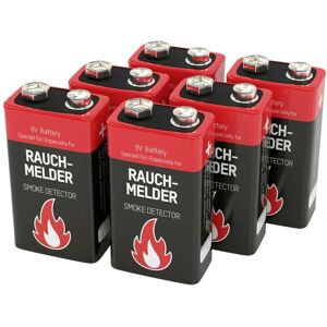 Ansmann Rauchmelderbatterie Pile 6LR61 (9V) alcaline(s) 9 V 6 pc(s) - Publicité