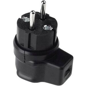 -  Fiche électrique mâle avec terre Tout caoutchouc 250 v noir IP44 C207781