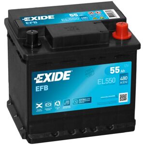 Exide - batterie efb L1 12V 55AH 480A 207X175X190 +d EL550 - Publicité