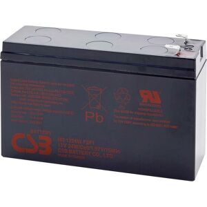 CSB Battery HR 1224W high-rate HR1224WF2F1 Batterie au plomb 12 V 5.8 Ah plomb (AGM) (l x H x P) 151 x 98 x 51 mm cosses plates 6,35 mm sans - Publicité