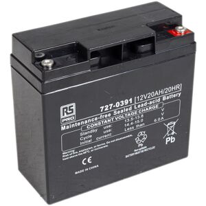 Rs Pro - Batterie au plomb étanche 12V 20Ah cyclique ( Prix pour 1 ) - Publicité