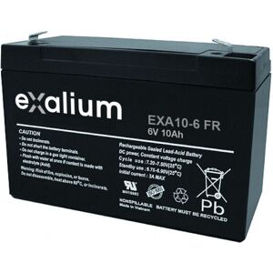 Exalium - Batterie plomb 6V 10Ah V0 EXA10-6FR - Publicité