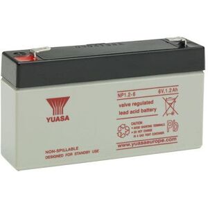 Batterie plomb étanche NP1.2-6 Yuasa 6V 1.2ah - Publicité