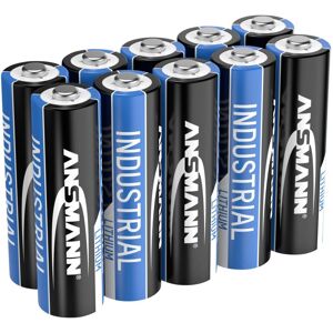 10x batterie Ansmann Industrial Lithium aa Mignon 1,5V – FR6 (lot de 10) - Publicité
