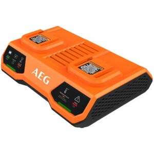 AEG - Chargeur 18V 2 ports - BL18C2 - Noir et orange - Publicité