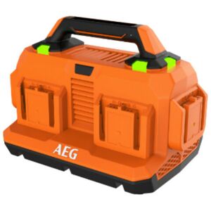 AEG - Chargeur 18V 6 ports - BL18C6 - Noir et orange - Publicité