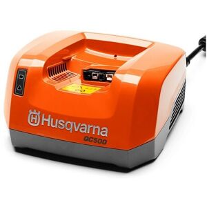 Husqvarna - Chargeur batterie fixe QC500 - Publicité