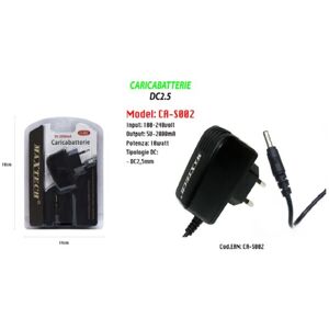 Trade Shop Traesio - Chargeur Rapide Compact Dc 2,5 Mm 5volt-2000ma 10watt Maxtech Ca-s002 - Publicité