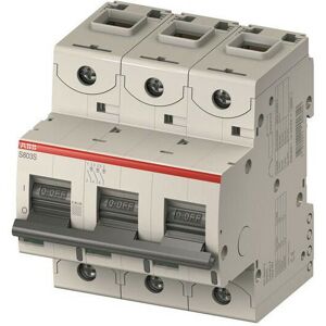 ABB - Disjoncteur S803S 3P 63A Courbe b Raccordement à vis - 50KA (4.5Modules) 2CCS863001R0635 742319 - Publicité