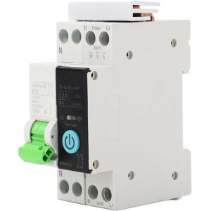 Disjoncteur WiFi intelligent 1P + n avec mesure 6KA capacité de rupture disjoncteur télécommandé 16A AC230V - Jeffergarden - Publicité