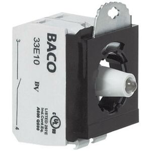 BACO BA333EAGL10 Élément de contact, Élément LED avec adaptateur de fixation 1 NO (T) vert à rappel 24 V 1 pc(s) - Publicité