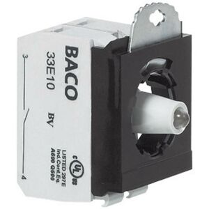 Baco - 333ERAGL10 Élément de contact, Élément led avec adaptateur de fixation 1 no (t) vert à rappel 24 v 1 pc(s) - Publicité