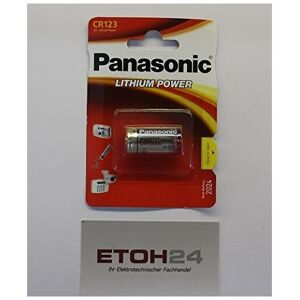 Batterie au lithium de marque panasonic bat 3 V0 CR123 A 36898 - Indexa - Publicité