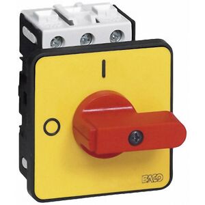 Baco - BA172002 Interrupteur sectionneur 25 a 1 x 90 ° jaune, rouge 1 pc(s) - Publicité