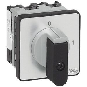 Baco - NB02AQ1 Interrupteur sectionneur 16 a 1 x 90 ° gris, noir 1 pc(s) - Publicité