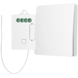 - Kit Interrupteur éclairage sans fils, Module encastrable + interrupteur Wi-Fi eMS96