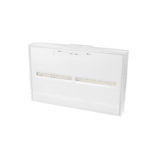 Zemper - Luminaire sur Source Centrale antipanique IP44 230VAC - Blanc - Publicité