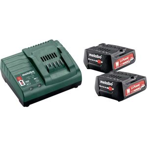 Metabo Basic-Set 12V 2 x 2.0 Ah 685300000 Batterie pour outil et chargeur 12 V 2 Ah Li-Ion A693802 - Publicité