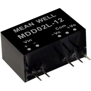 Module convertisseur cc/cc Mean Well MDD02M-09 Nbr. de sorties: 2 x 111 mA 2 w 1 pc(s) - Publicité