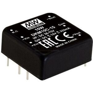 DKM10E-12 Module convertisseur cc/cc 416 mA 10 w Nbr. de sorties: 2 x Contenu 1 pc(s) - Mean Well - Publicité