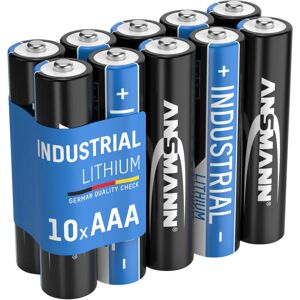 Lithium Industrial LR03 Pile LR3 (aaa) lithium 1150 mAh 1.5 v 10 pc(s) W705821 - Ansmann - Publicité