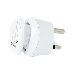 - Travel Adapter Combo - World-to-South Africa Earthed - Blanc