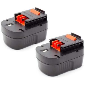 2x Batteries compatible avec Black & Decker HP122KD, HP126F2B, HP126F2K, HP126F3B, HP126F3K outil électrique (1500mAh NiMH 12 v) - Vhbw - Publicité