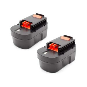 2x NiMH batterie 1500mAh (14.4V) pour outil électrique outil Powertools Tools Black & Decker SX6000, SX7000, SX7500, SXR14, XTC143BK - Vhbw - Publicité