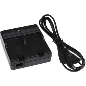 Chargeur double compatible avec Sokkia a SET300, cx, CX-101, CX-103, cx Total Stations appareil de mesure / batterie - Noir, plastique - Vhbw - Publicité