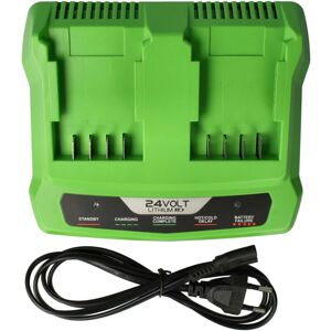 Chargeur double remplacement pour Greenworks GL0761020718 pour batteries Li-ion d'outils - Vhbw - Publicité