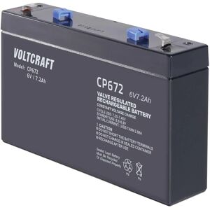 - CE6V/7Ah VC-12713945 Batterie au plomb 6 v 7.2 Ah plomb (agm) (l x h x p) 151 x 100 x 34 mm cosses plates 4,8 mm sans entretien S154602