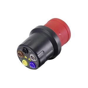 VOLTCRAFT VMA-3L 32 Adaptateur de mesure mâle CEE 32 A 5 pôles - femelle 4 mm gris foncé, rouge - Publicité