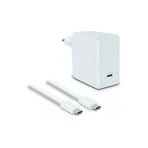 Metronic 395663 Chargeur secteur 60W + câble USB-C mâle/mâle 2,5 m - blanc - Publicité