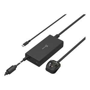 GENERIQUE j5create JUP2290C - Adaptateur alimentation USB-C - CA 100-240 V - 100 Watt - connecteurs de sortie : 2 - Amérique du Nord - noir - Publicité