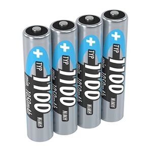 Ansmann Micro - Batterie 4 x AAA - NiMH - (rechargeables) - 1100 mAh - Publicité