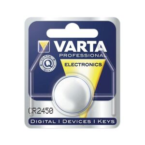 VARTA Lot de 3 Blisters de 1 pile bouton lithium "Electronics" CR2450 3,0 Volt - Publicité