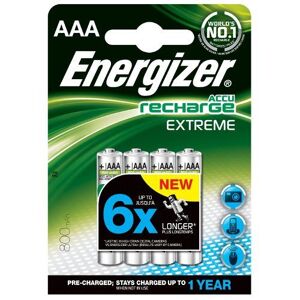 Energizer Micro (AAA)-batterie rechargeable NiMH Extreme HR03 800 mAh 1.2 V 1 St. Publicité
