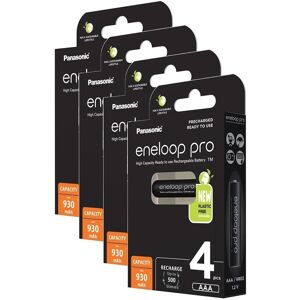 Panasonic Lot de 4 Eneloops Pro Pack 4 Piles Rechargeables Micro 930mAh AAA Ni-MH - Publicité