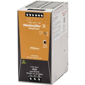 WEIDMÜLLER Alimentation rail DIN Weidmüller PRO ECO 240W 24V 10A 28 V/DC 10 A 240 W 1 x