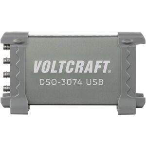 VOLTCRAFT DSO-3074 Oscilloscope USB 70 MHz 4 canaux 250 Méch/s 16 kpts 8 bits mémoire numérique (DSO), analyseur de spe - Publicité
