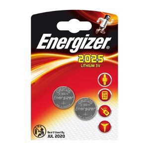 Energizer spezialbatterien/boutons/626981 ø 20 mm x h 2,5 cR2025 capacité 2 - Publicité