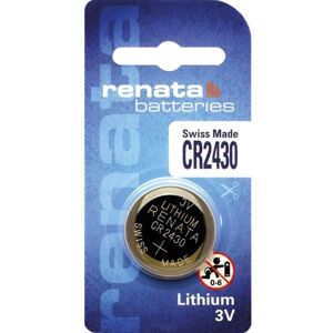 RENATA Blister de 1 Pile bouton lithium CR2430 3V 285 mAh - Publicité