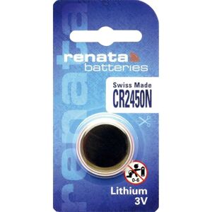 RENATA Blister de 1 Pile bouton lithium CR2450N 3V 540mAh - Publicité